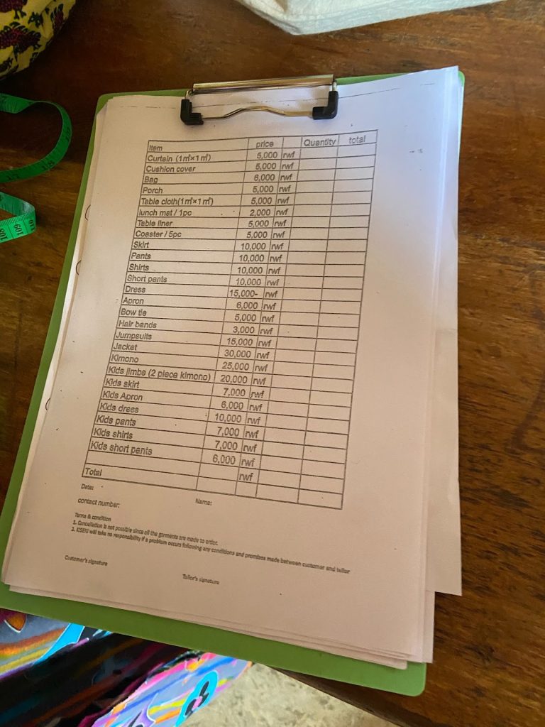 アフリカ布 製品 料金