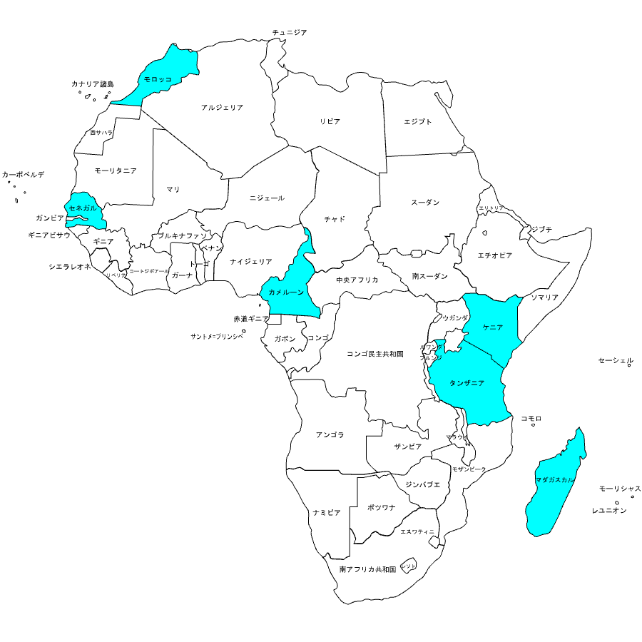アフリカで近年デモが起こった国