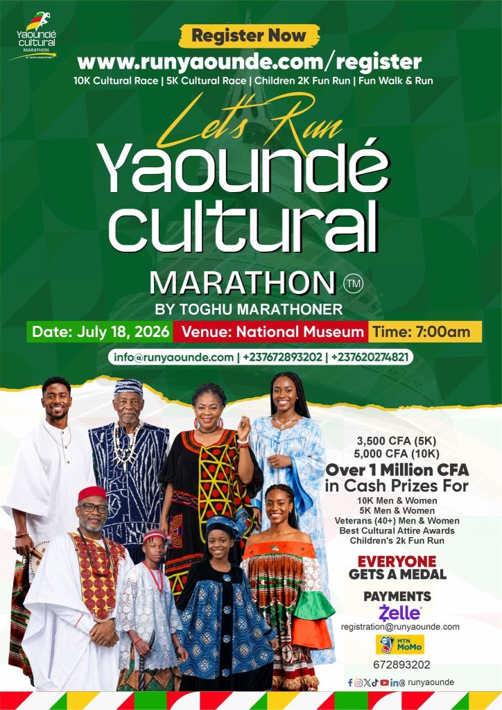 Yaoundé Cultural Marathonのポスター