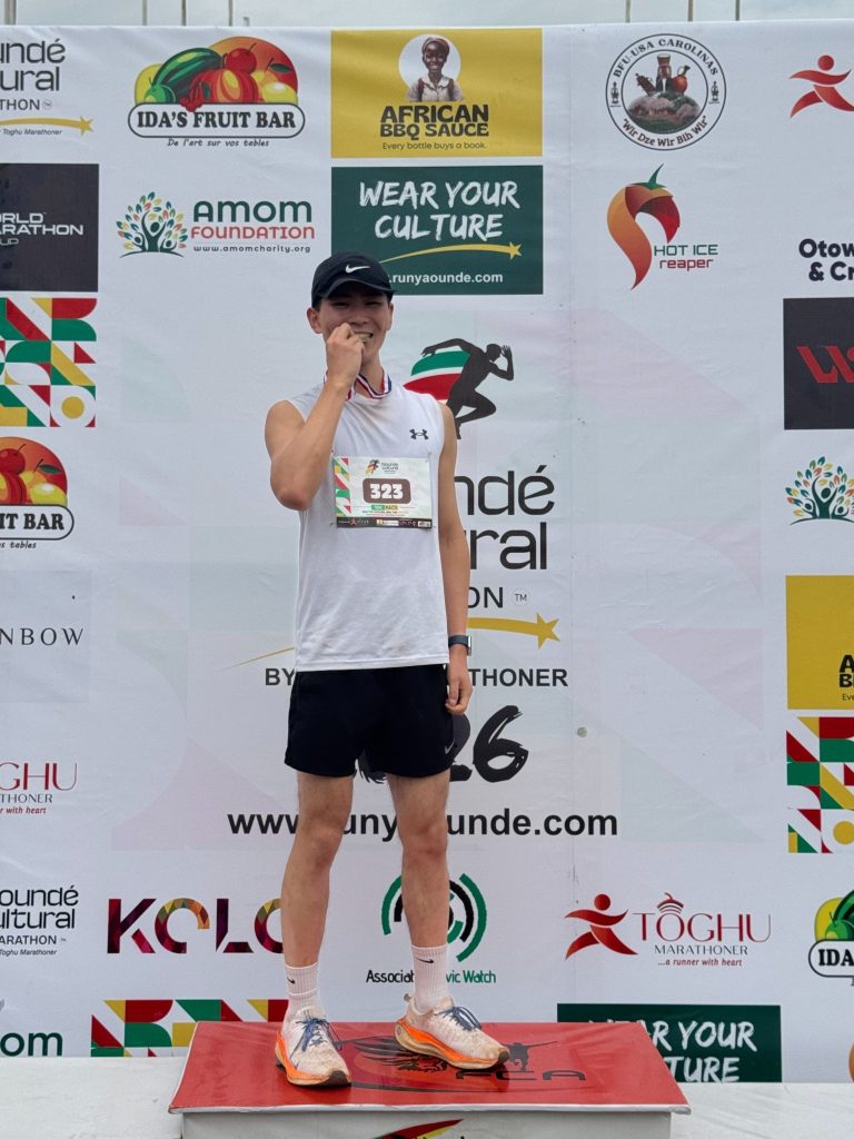Yaoundé Cultural Marathonの表彰台