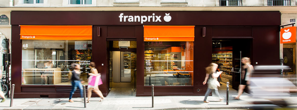フランスを旅行したことのある人なら見かけたであろう「Franprix」のロゴ