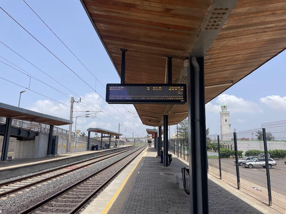 ダカールの鉄道の駅